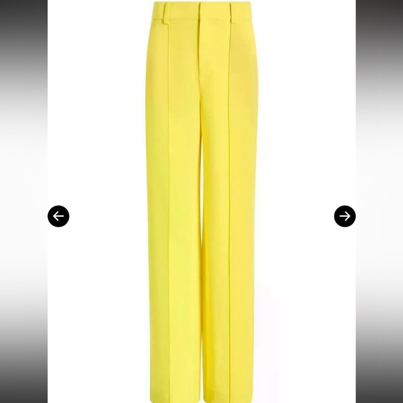 Cinq a sept AMANDA Pants Bright Yellow NWT - Picture 14 of 16